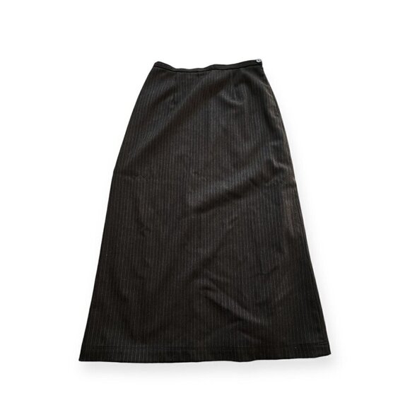 Philosophy di Alberta Ferretti Maxi Pin Stripe Wool Skirt, Size US8 - Picture 5 of 13